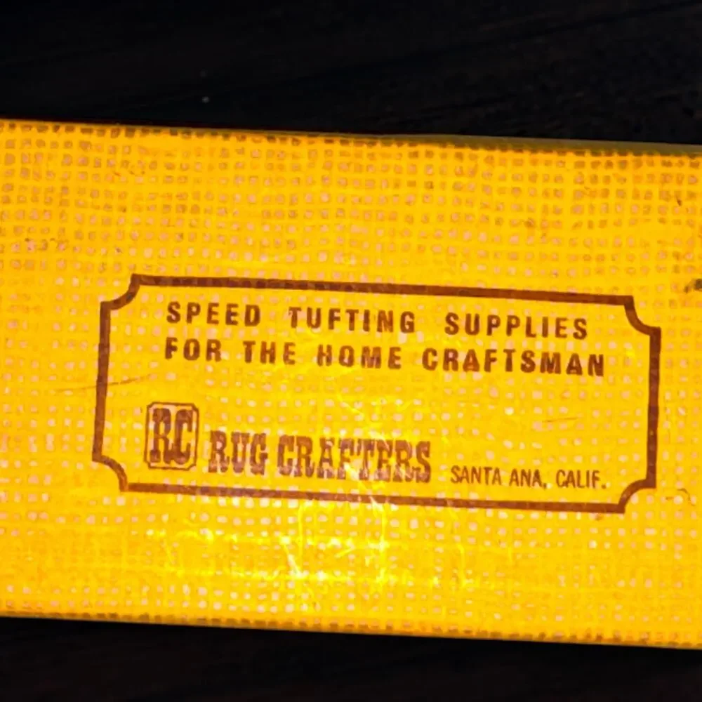 Vintage RC Rug Crafters Speed Tufting Tool Set with Box & Instructions